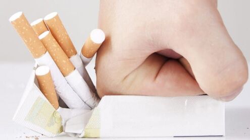 Απότομη διακοπή του καπνίσματος, που οδηγεί σε δυσλειτουργία του οργανισμού